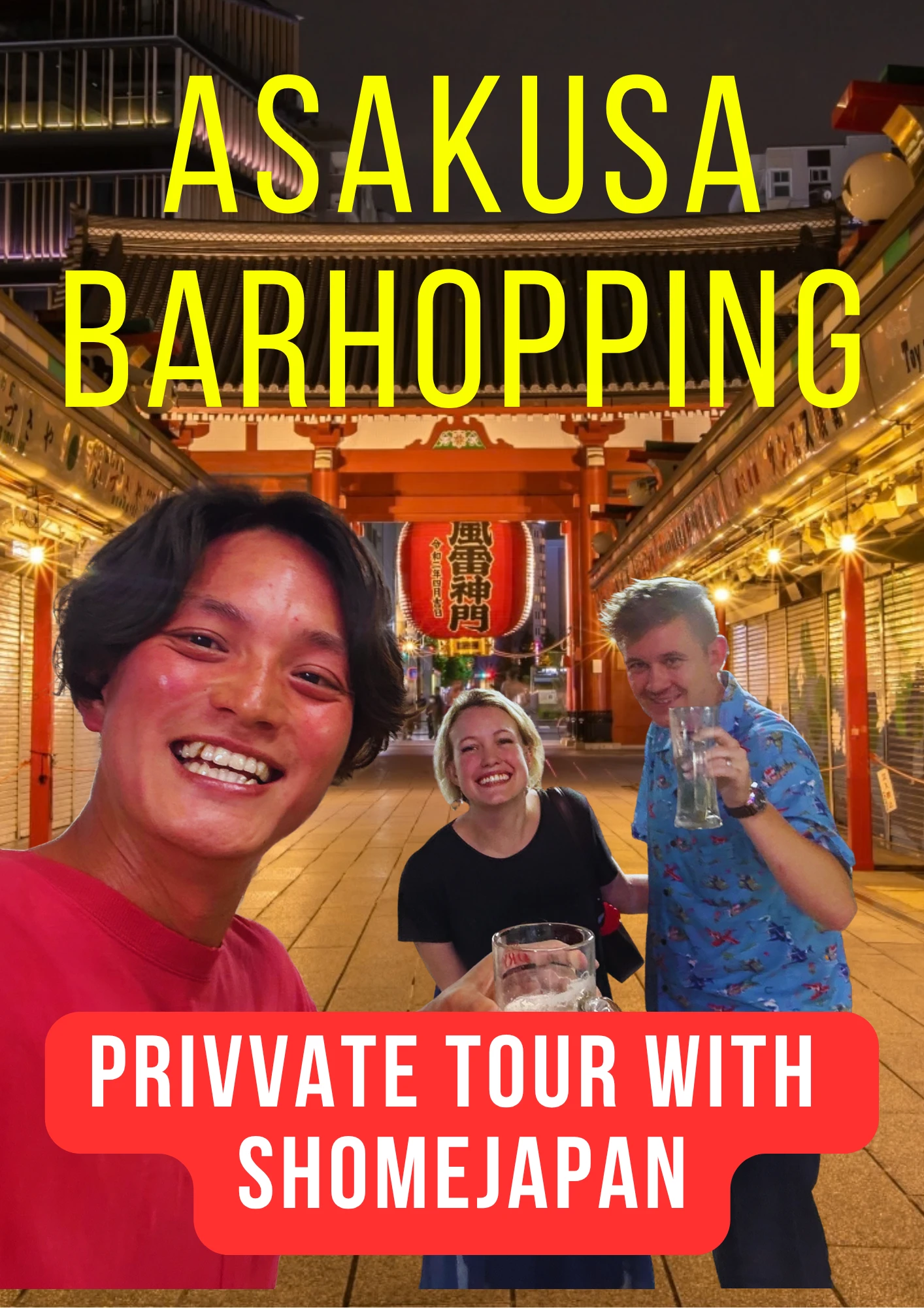 Asakusa Wagyu Feast & Hidden Bar Tour